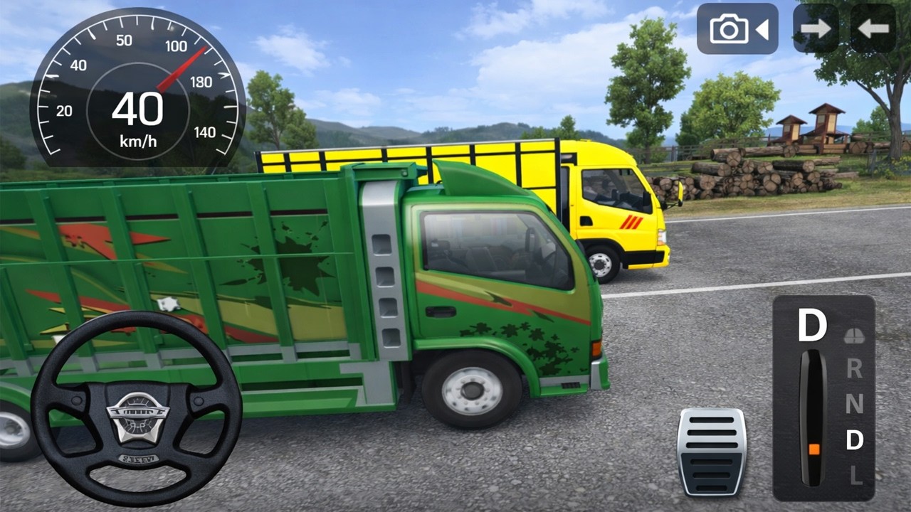 Indonesia Mini Truck Driving Gameplay | Realistic Cargo Delivery Truck Simulator | Driveon Gamerz