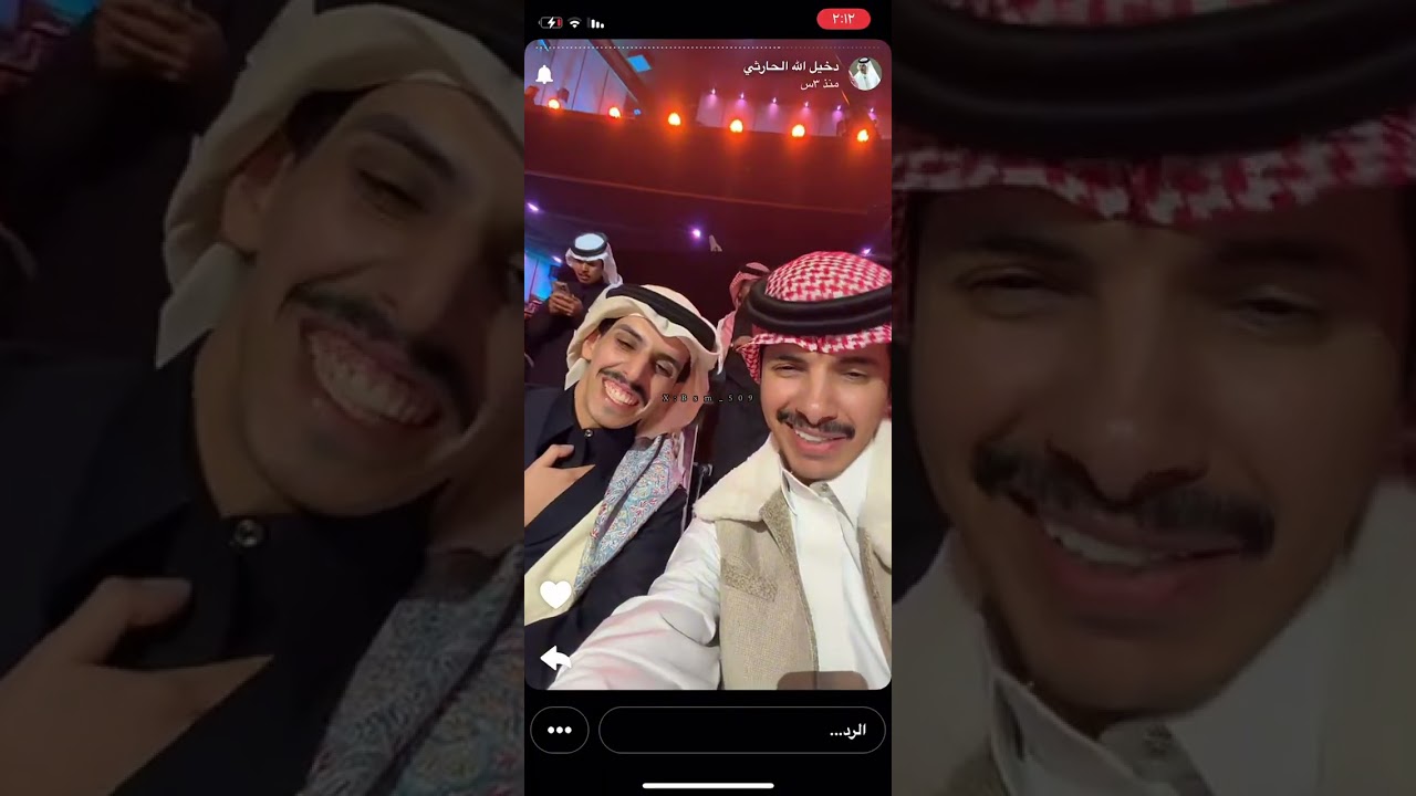 سنابات #دخيل_الله_الحارثي حضوره ختام شاعر الرايه #عبدالعزيز_الحارثي ف الليث مع عيال عمه