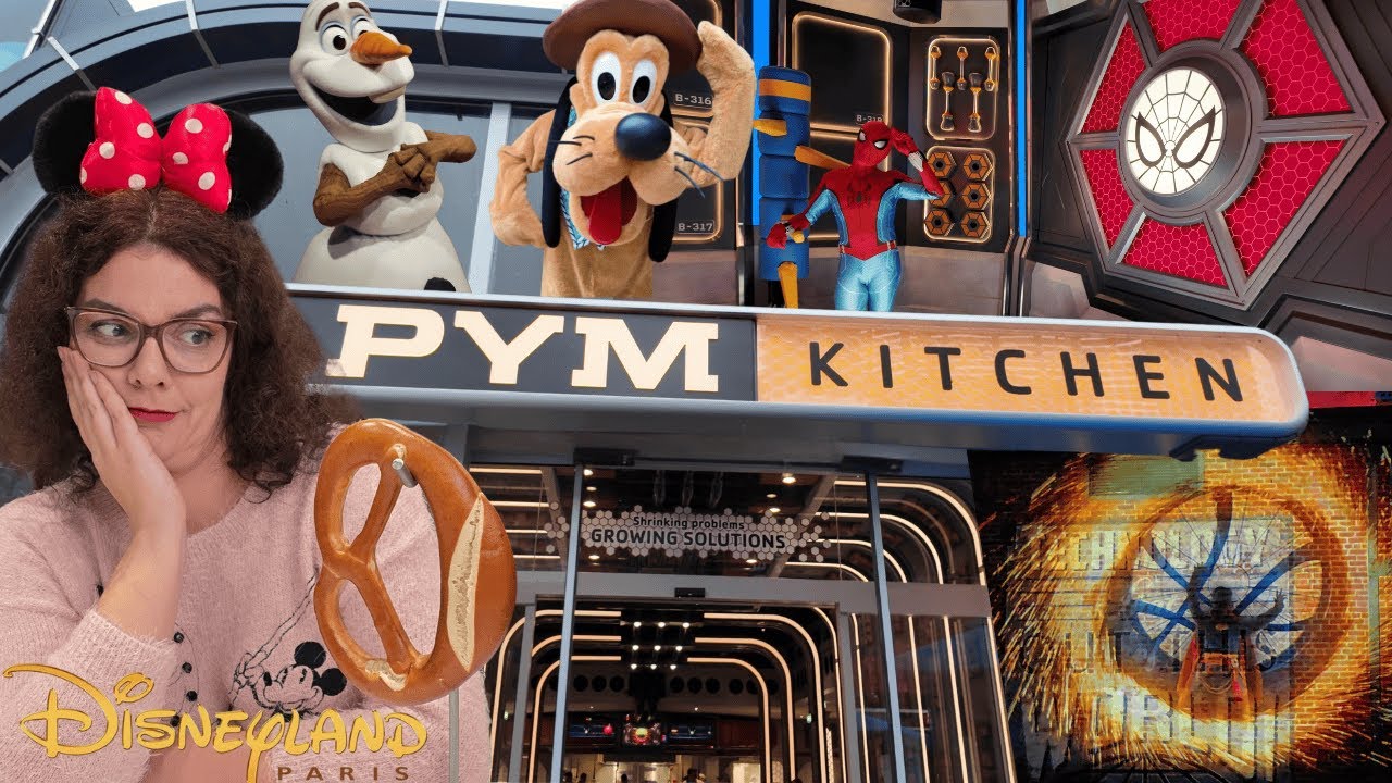 Spiderman training & trying every dessert 🍰 at PYM Kitchen in Disneyland Paris!