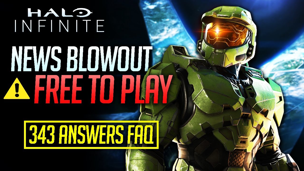 Halo Infinite FREE TO PLAY + 343 answers Q&A + NEW Halo 3 weapons, cross-play, Customs browser +MORE