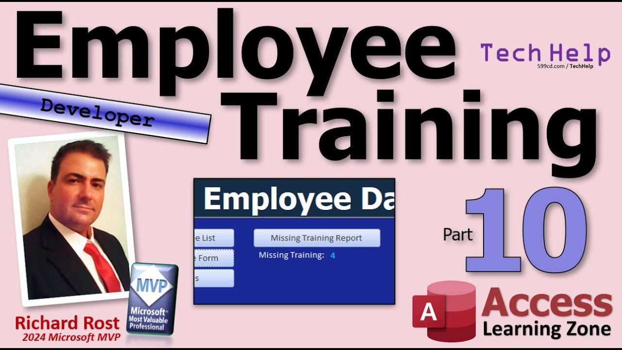 Tracking Employee Training and/or Certifications in Microsoft Access, Part 10