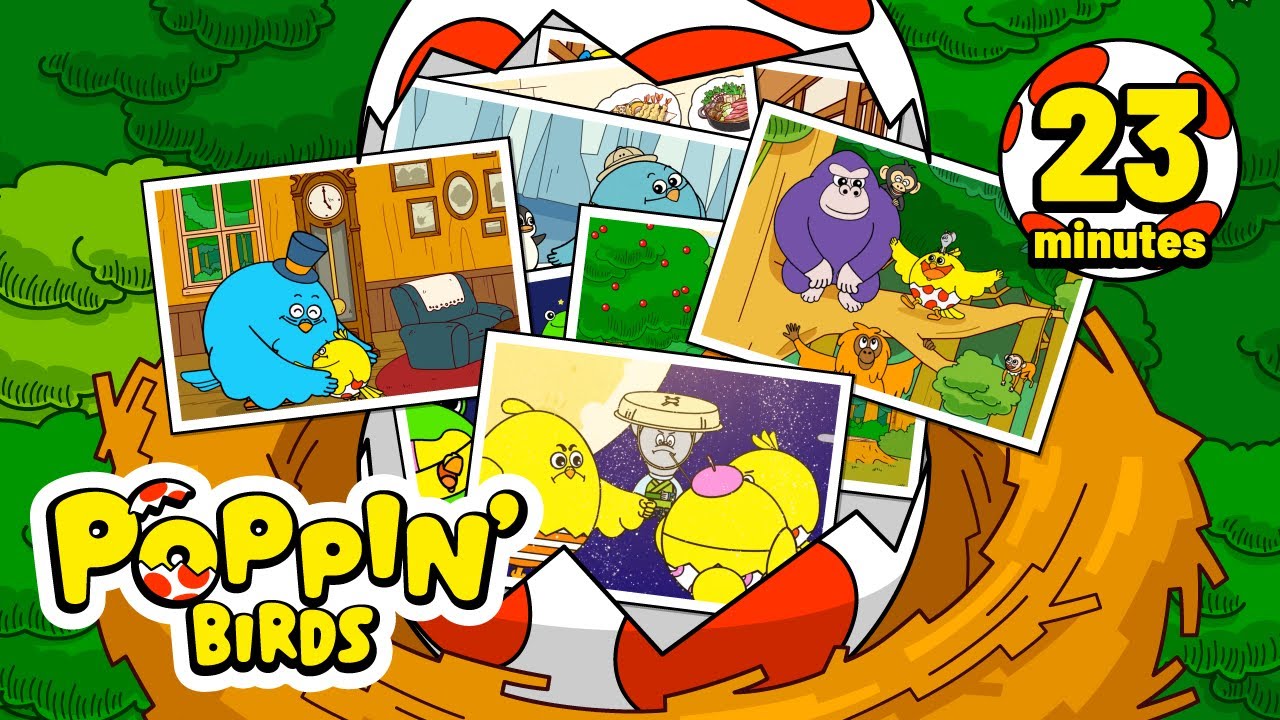 Pokey Pokey Sticky Rice + More Nursery Rhymes & Kids Songs / POPPIN' BIRDS