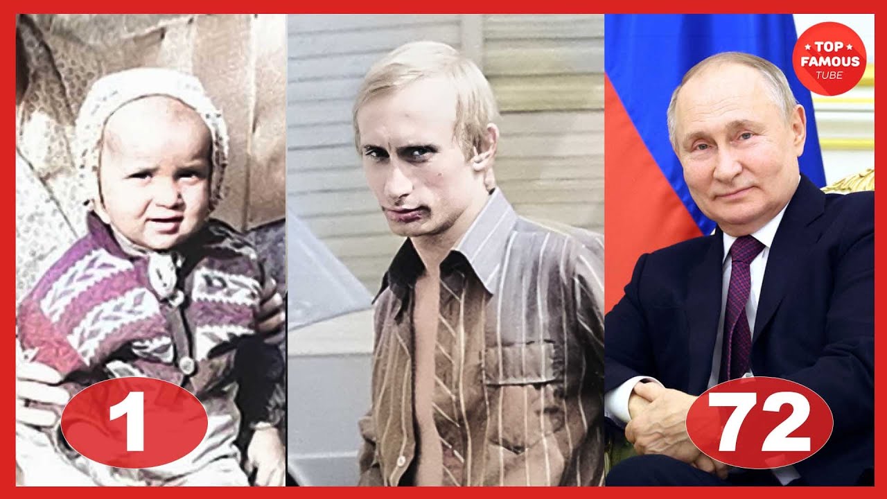 Vladimir Putin ⭐ Transformation From 1 To 72 Years Old
