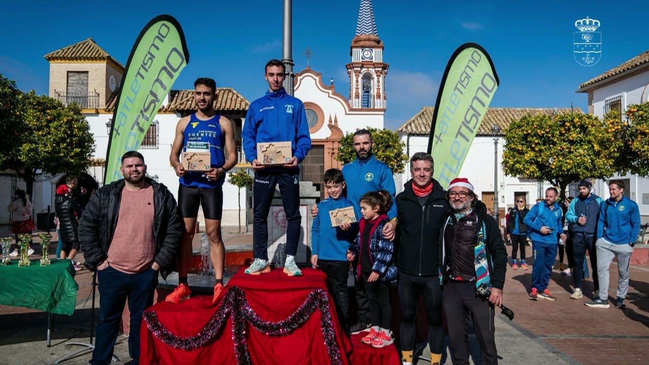 JOAQUÍN GARCÍA PRIMER CARROSALEÑO DE LA I CARRERA SAN SILVESTRE DE CAÑADA ROSAL