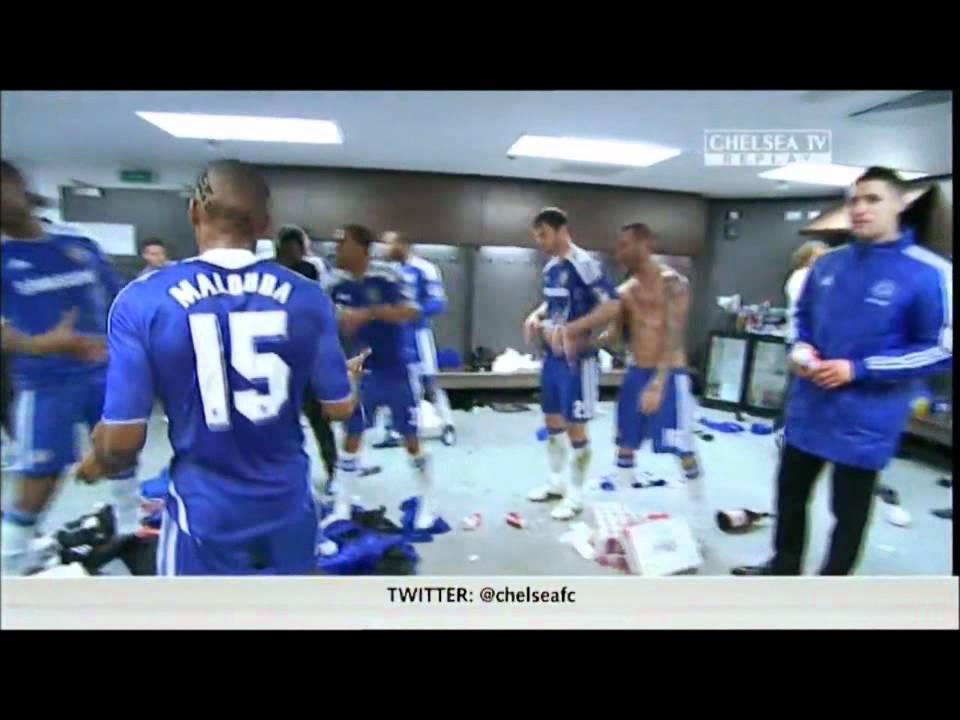 Chelsea 2012 FA Cup Celebrations (changing room)