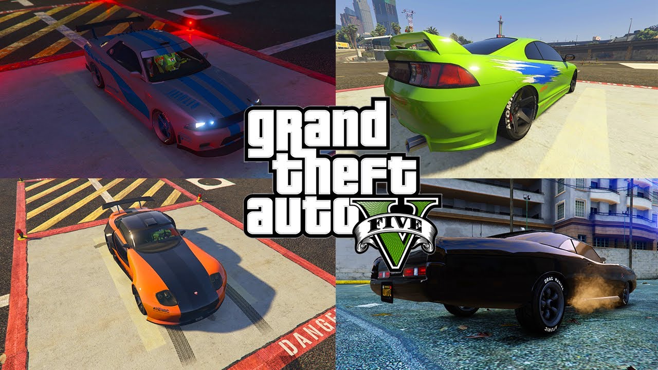 Carros dos Velozes e Furiosos no GTA 5...