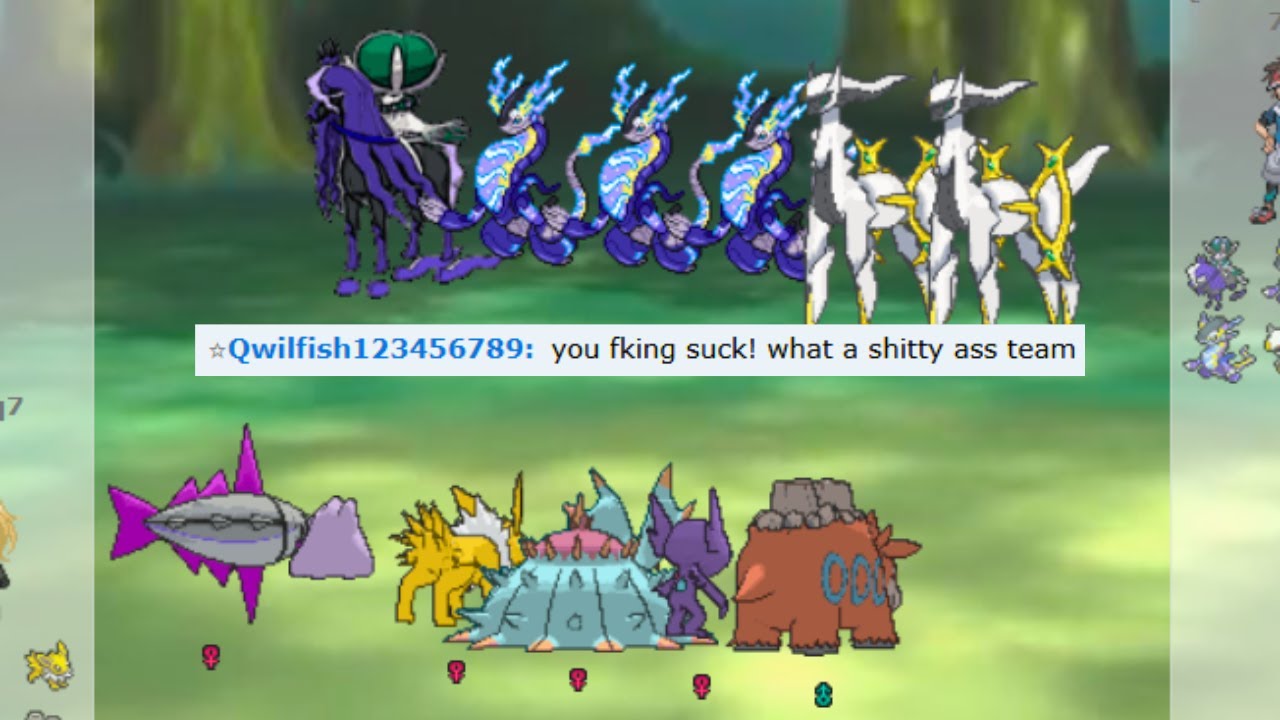 SABLEYE CAMERUPT TROLLED THIS NOOB SALTY LEGENDARY SPAMMER REALLY HARD ON POKEMON SHOWDOWN!!