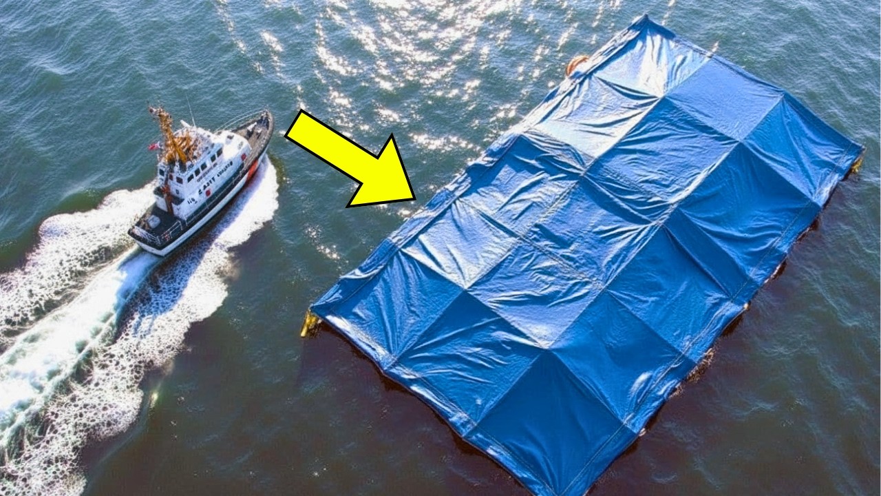 Coast Guard Spots a Large Blue Tarp — They Turn Pale After Looking Underneath