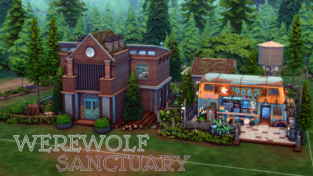 Убежище оборотней Симс 4🌒Werewolf sanctuary The Sims 4 | Строительство | NO CC