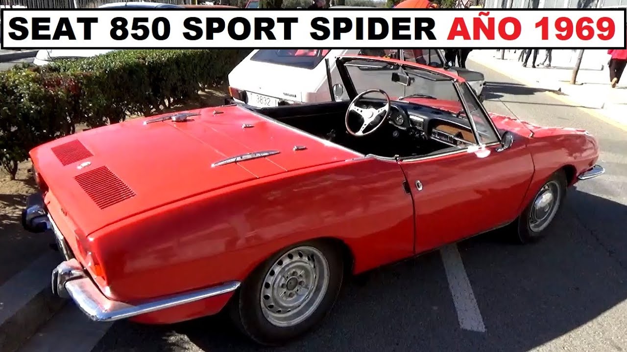 ⛽Seat 850 Sport Spider 1969. El descapotable de Seat. Revisión. #seat850