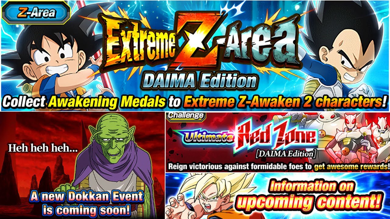 NEW EZAS, F2P CHARACTERS & EVENTS! UPCOMING SSJ4 DAIMA GOKU CONTENT! Dragon Ball Z Dokkan Battle