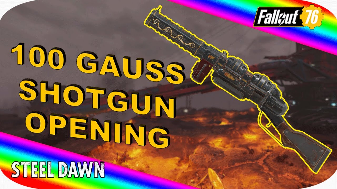 GOD ROLL GAUSS SHOTGUNS!?!? - 100 Gauss Shotgun Opening | Fallout 76