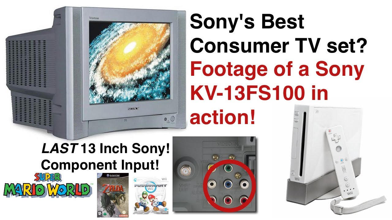 Sony KV-13FS100 - Video and Picture Test - The best Sony CRT TV?