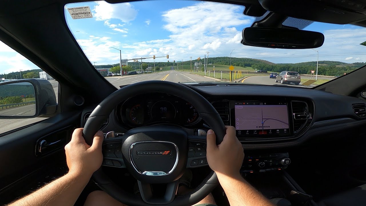 Dodge Durango R/T Plus AWD 2022 года | Тест-драйв от первого лица (бинауральный звук)
