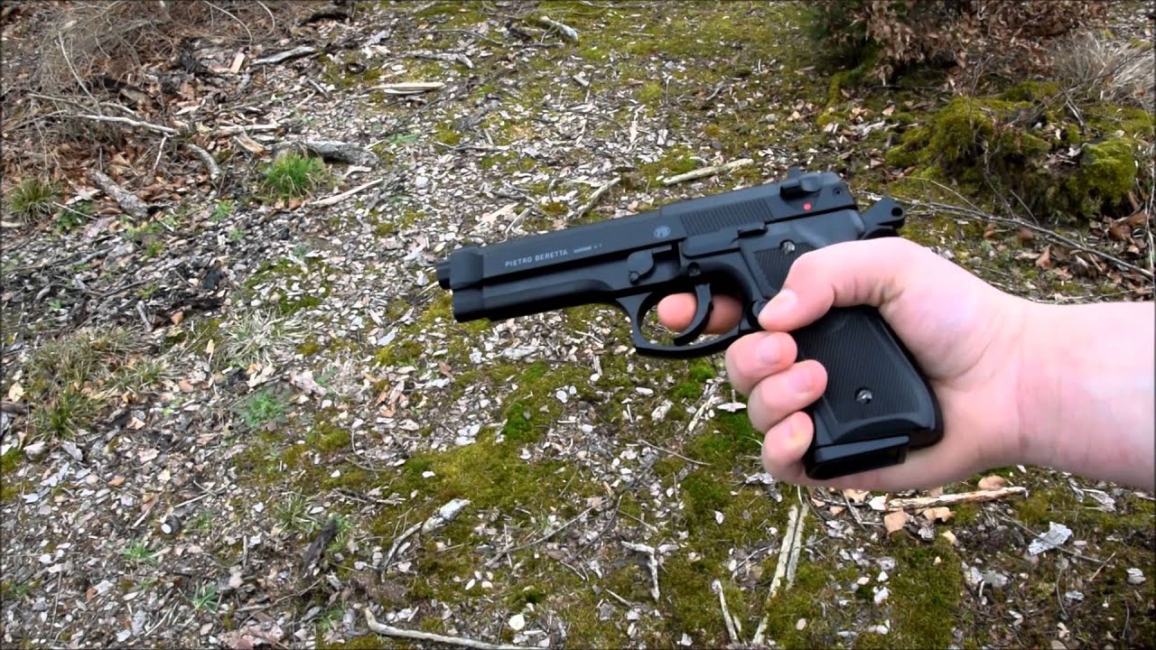 Softair Beretta FS 92 - Review + Schusstest - Deutsch HD