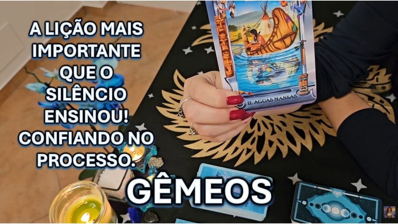 🔮GÊMEOS – A LIÇÃO MAIS IMPORTANTE QUE O SILÊNCIO ENSINOU! CONFIANDO NO PROCESSO.