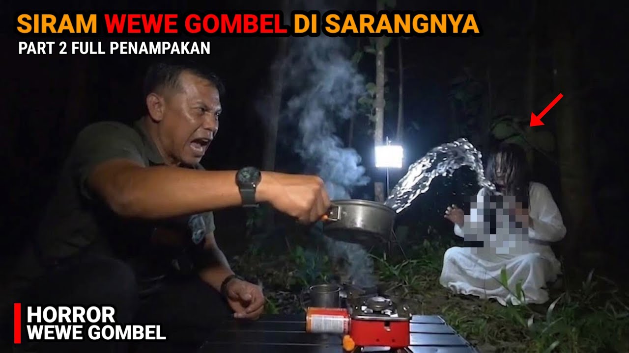 CAMPING HOROR‼️TEROR HANTU WEWE GOMBEL SAMPAI PAGI || PART 2 EL ADVENTURE 
