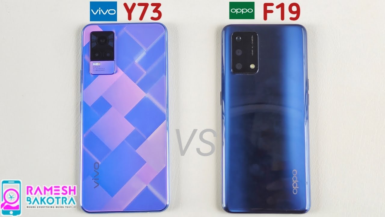 Vivo Y73 vs Oppo F19 SpeedTest and Camera Comparison