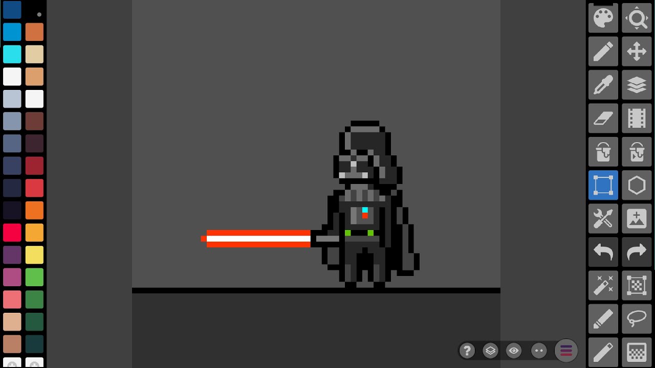Pixel Studio Examples: Lightsaber animation