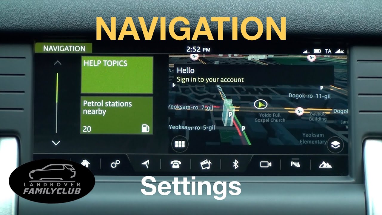 How to Set Up Land Rover Navigation - Here Map
