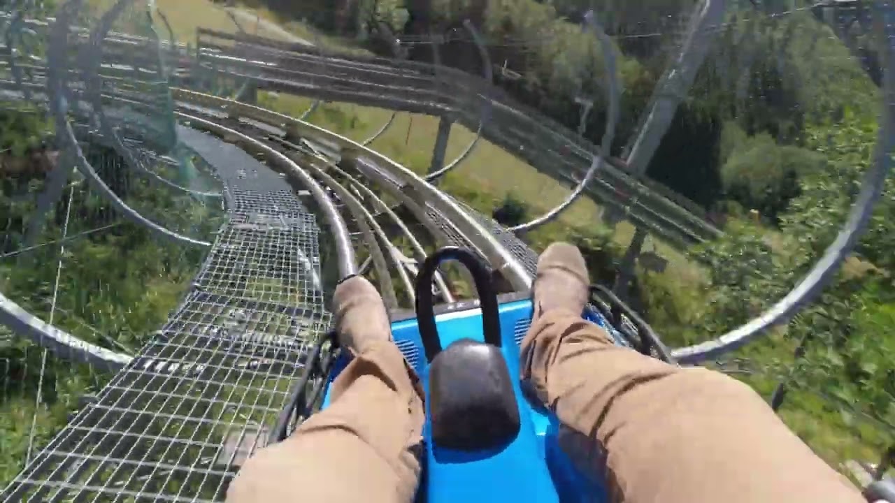 Chamonix Alpine Coaster Luge Sur Rails in Summer