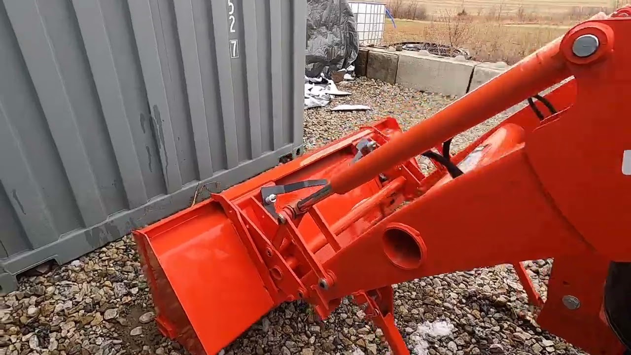 How To Take A Kubota Tractor Loader Off