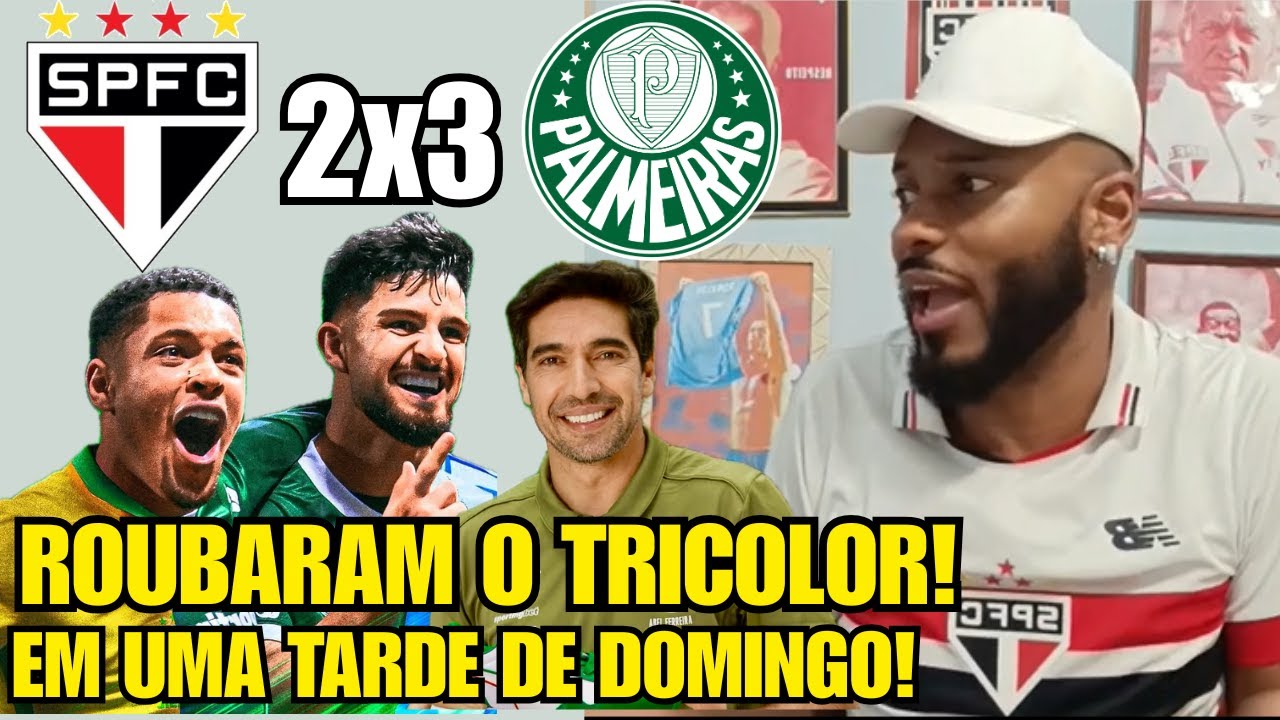 REACT SÃO PAULO 2 X 3 PALMEIRAS | INACREDITAVEL ISSO!!!