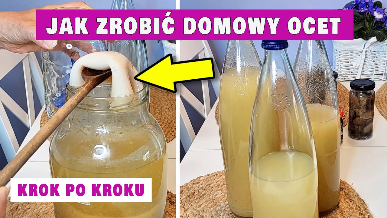 Jak Zrobić Domowy Ocet Krok po Kroku | Matka Octowa -  Co to jest i jak wygląda