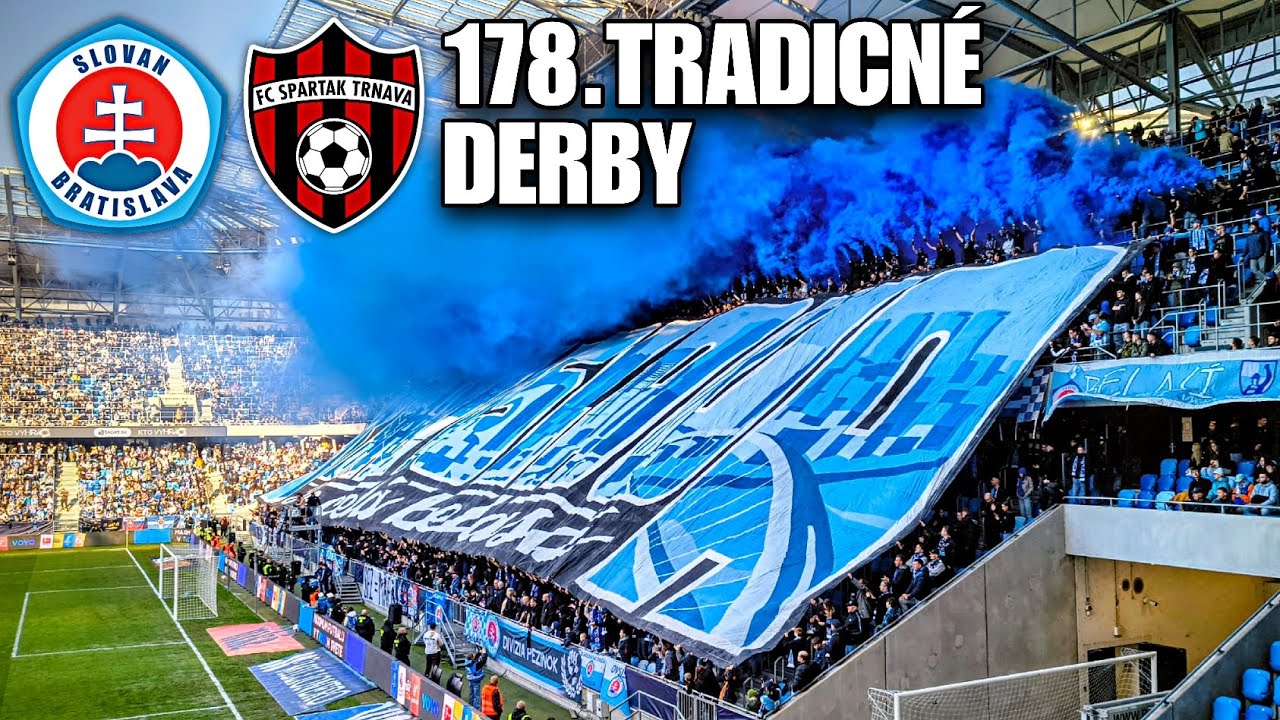SLOVAN vs SPARTAK! ⚔️ 3 pyroshow Sektoru C, 14 500 fanúšikov a trnava išla domov s nákupom 🩵🔥