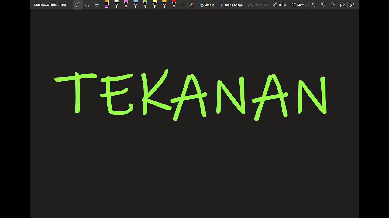 Fizik Tingkatan 4 Bab 3 KBSM: Tekanan