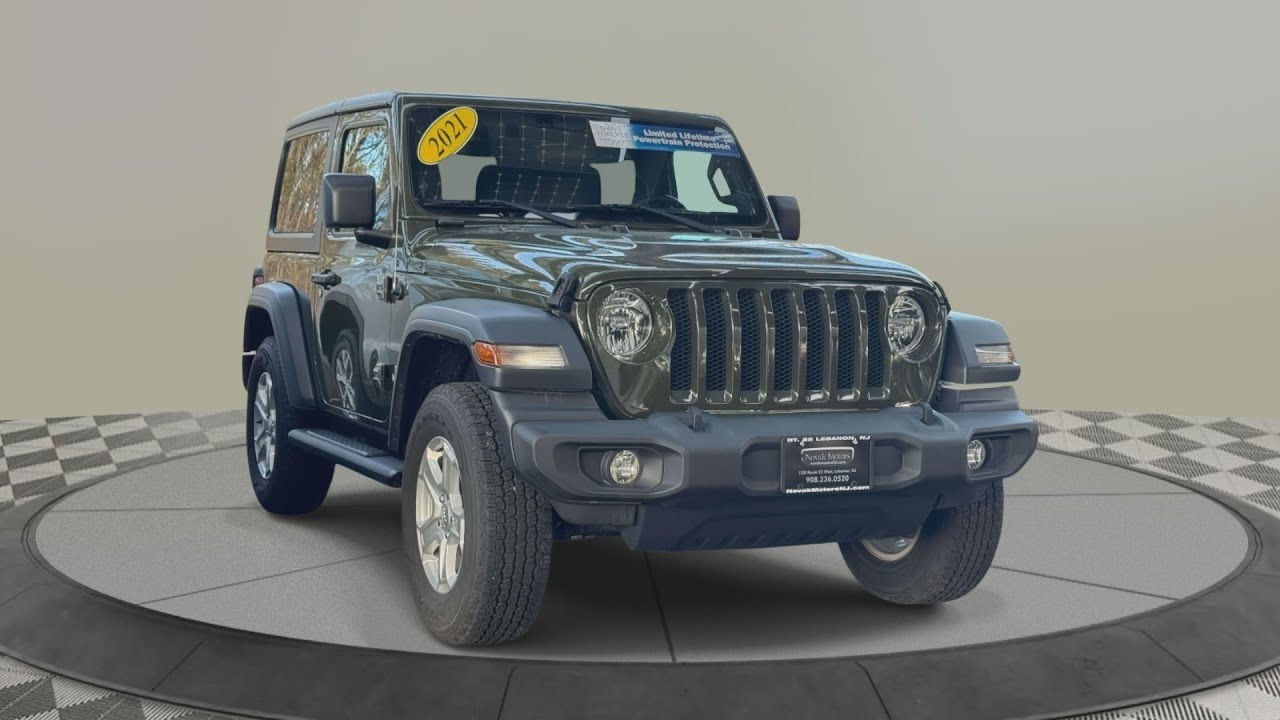 Used 2021 Jeep Wrangler Sport S 1C4GJXAGXMW535064 Potterstown, Tewksbury, Dreahook, Lebanon