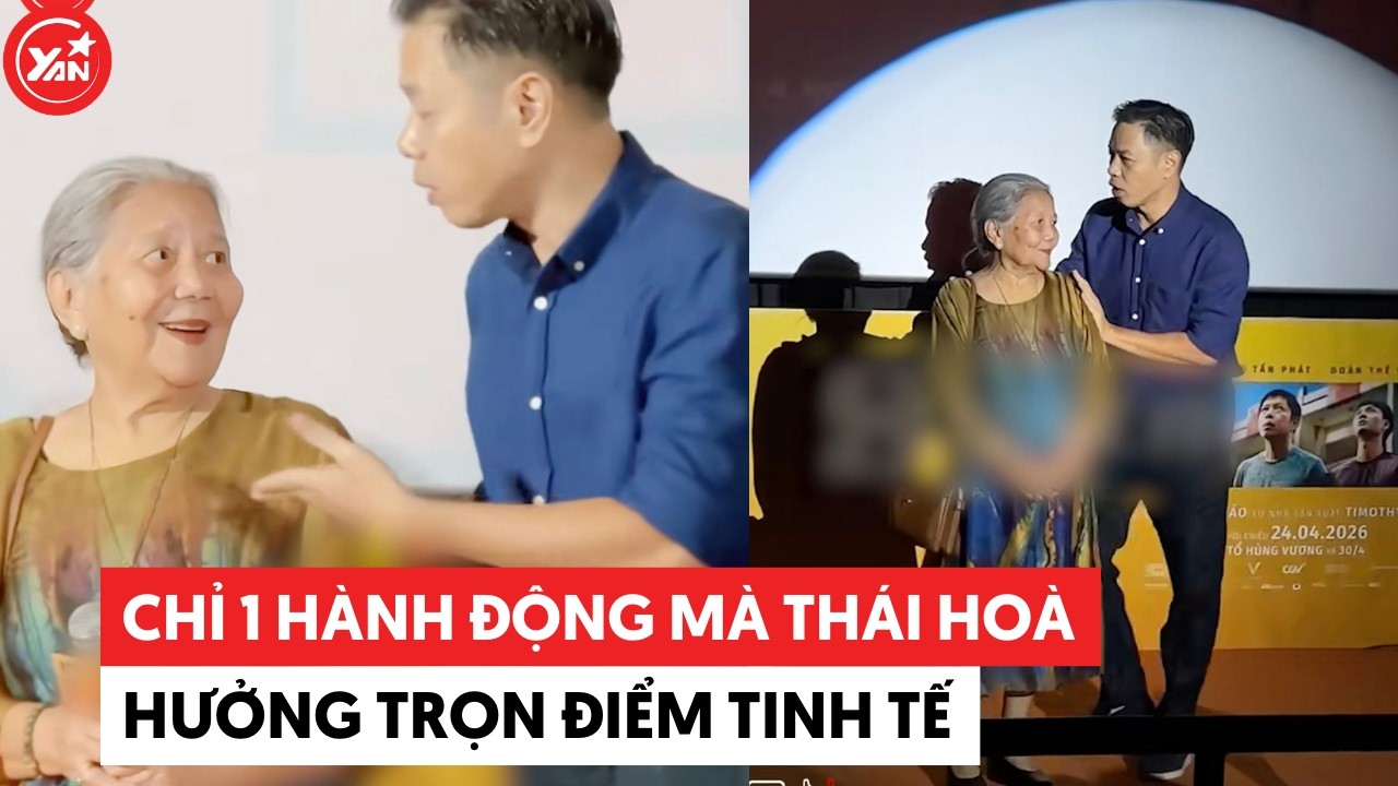 Chỉ 1 hành động mà Thái Hoà hưởng trọn điểm tinh tế #thaihoa #yannews