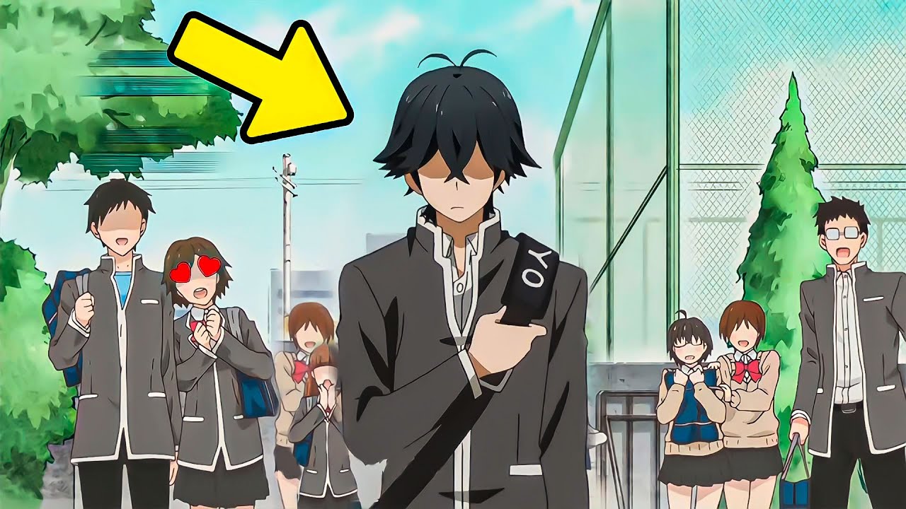 Es el estudiante más POPULAR y TEMIDO de la escuela, ¡pero él no lo sabe! // Handa - kun RESUMIDO