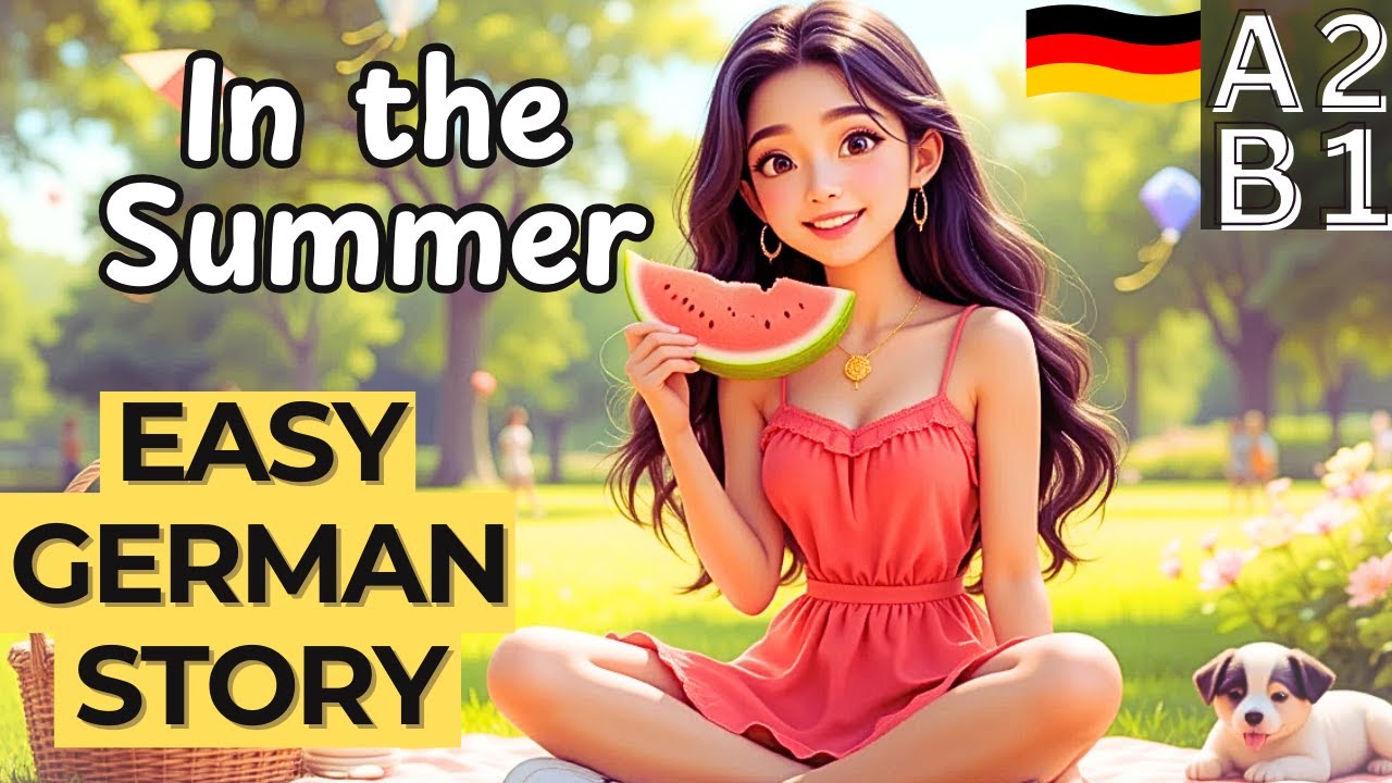 Learn German Through Summer Story | German Listening Practice for [A2-B1]