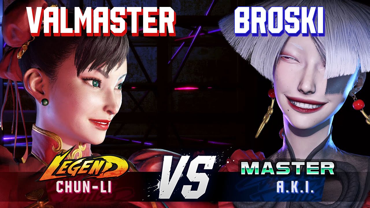 SF6 ▰ VALMASTER (Chun-Li) vs BROSKI (A.K.I.) ▰ High Level Gameplay