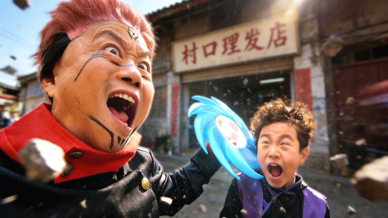 Grandma vs Grandpa Anime Fight ！