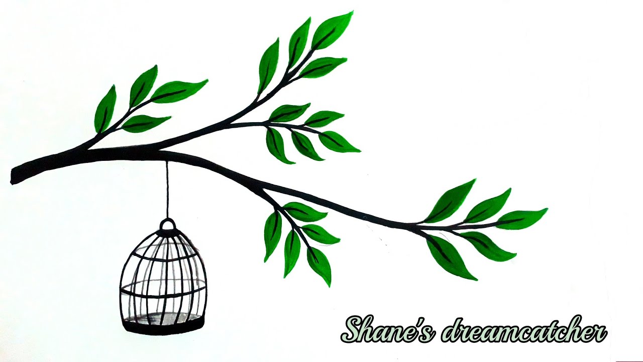 Drawing tutorials || wall art || simple wall art painting for beginners