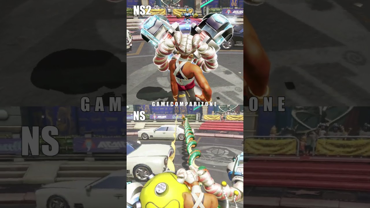 ARMS Nintendo Switch 1 vs 2 update comparison