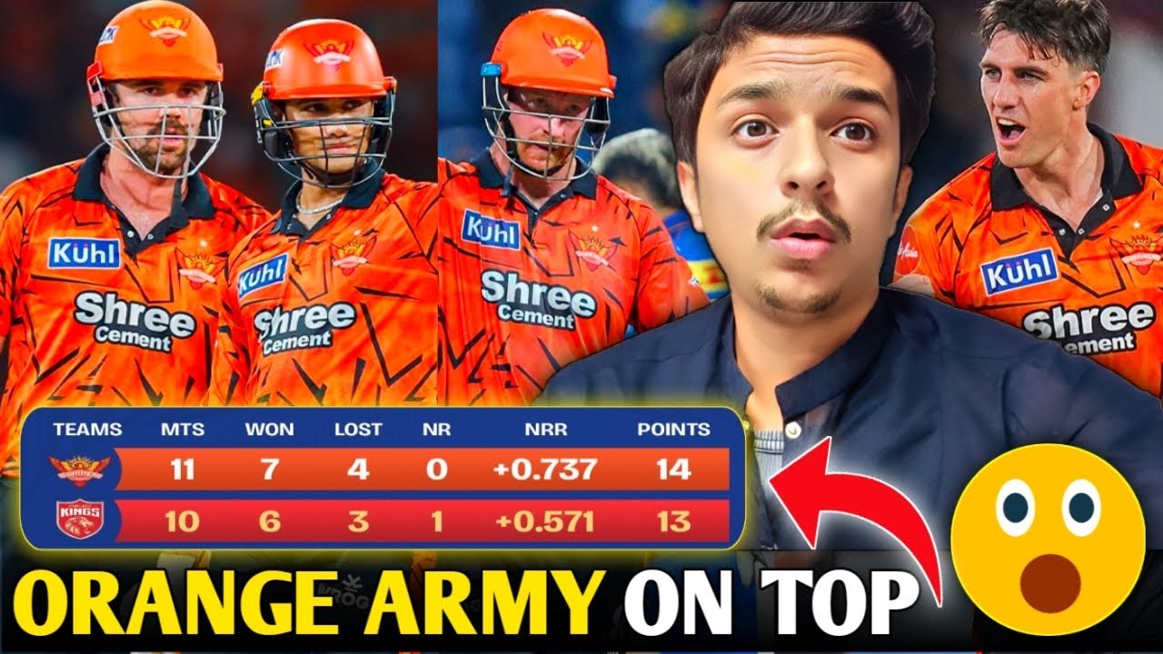 Orange Army on Top! | Sunrisers Hyderabad Dominance! 🧡 SRH Points Table Analysis | IPL 2026