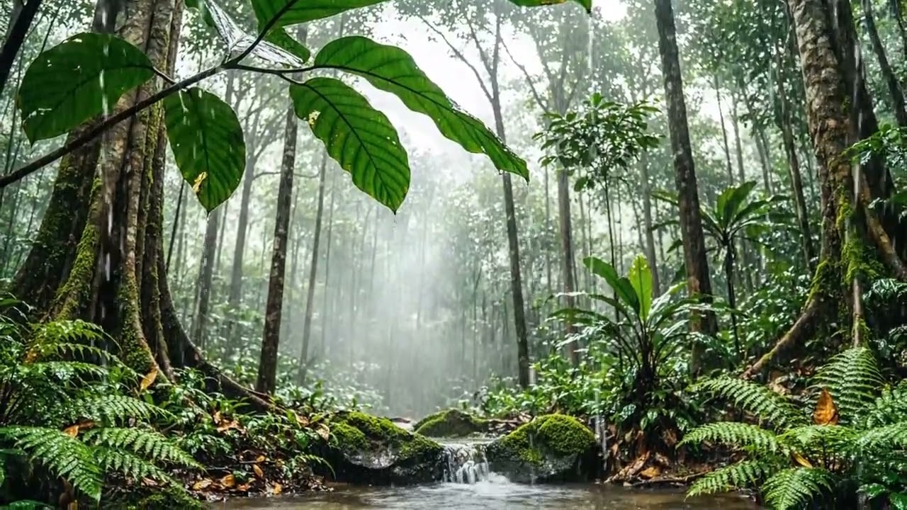 Gentle Night Rain 🌙 Deep Sleep in Minutes | No Talking