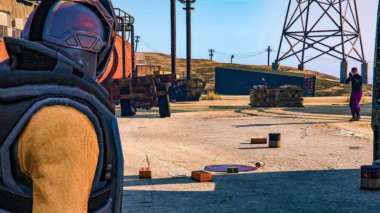 Juggernaut Minigame - GTA V Online Funny Moments | JeromeACE