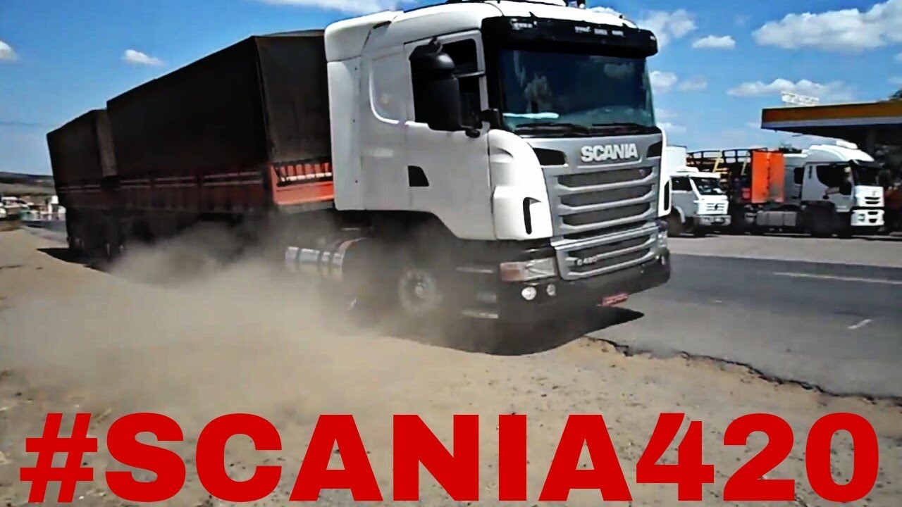 O RONCO MAIS TOP DO BRASIL !! SCANIA 420 !! [[[ WANDERSON V&Iacute;DEOS TRUCK ]]]