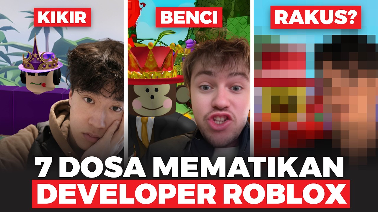 7 DOSA MEMATIKAN DEVELOPER ROBLOX INI!! SAMMY, TALON SAMPAI JANDEL???