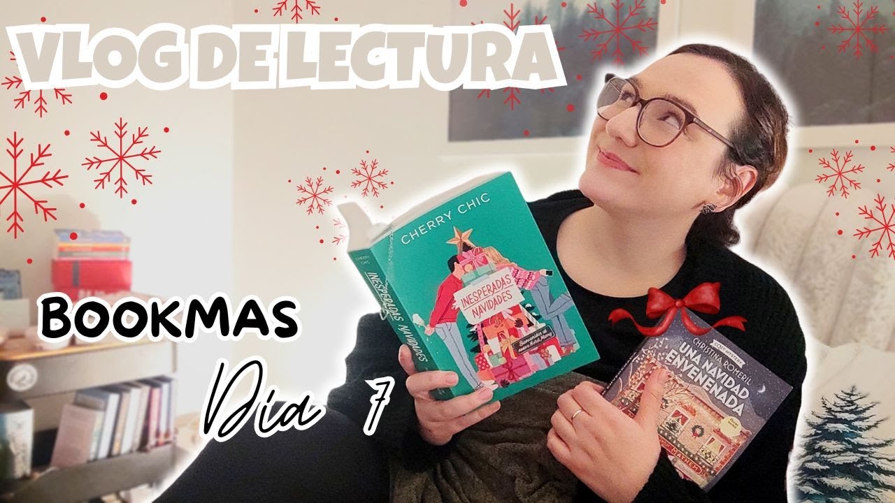 VLOG LECTURA LIBROS NAVIDEÑOS/Cozy mystery y romántica📖🎄BOOKMAS DÍA 7💫✨ VLOGMAS
