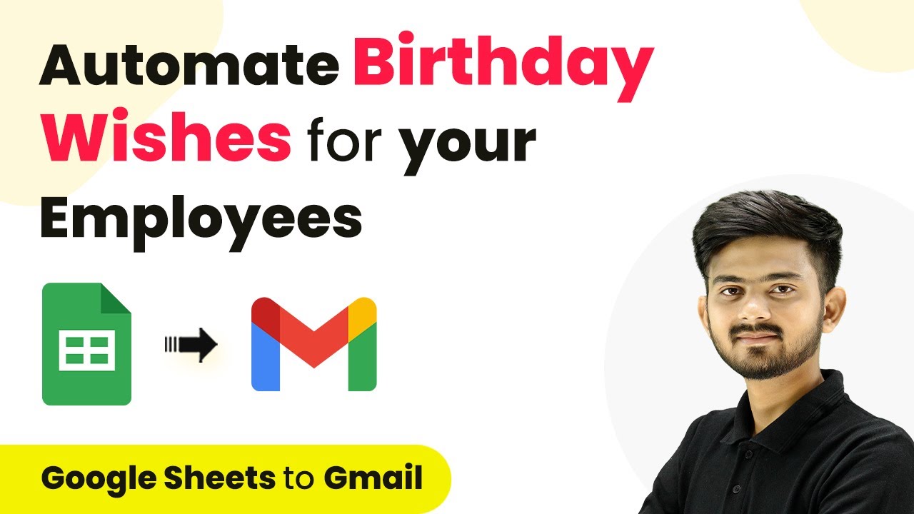 Automate Birthday Wishes for your Employees using Google Sheets & Gmail | HR Automation