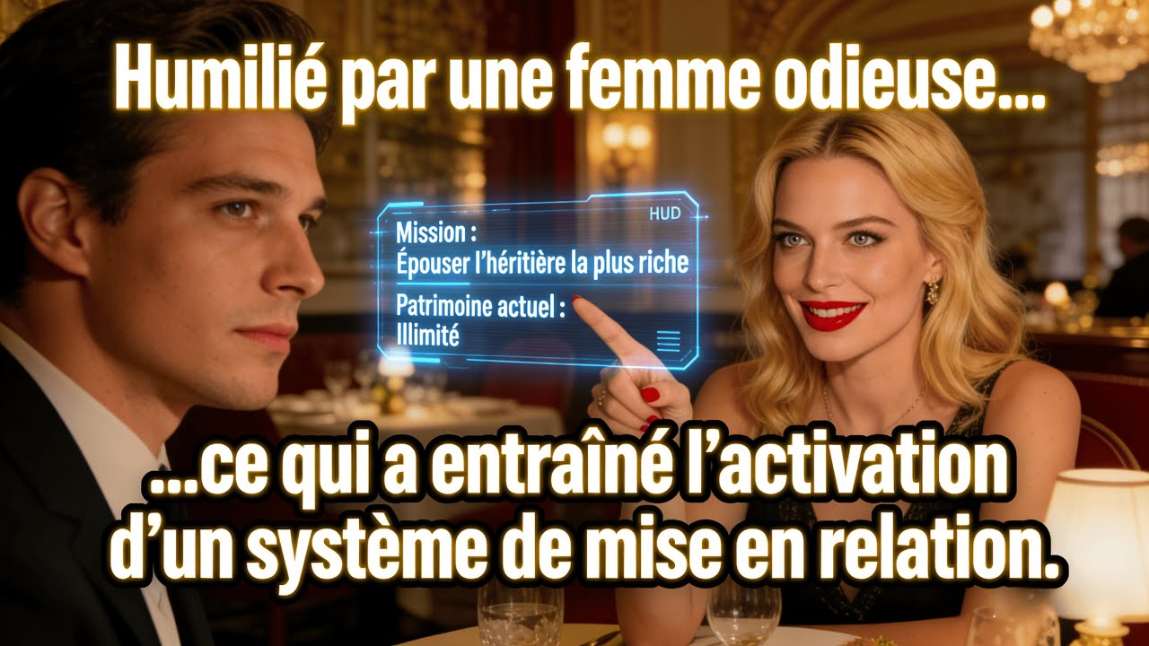 Humilié par une femme odieuse… ce qui a entraîné l’activation d’un système de mise en relation.