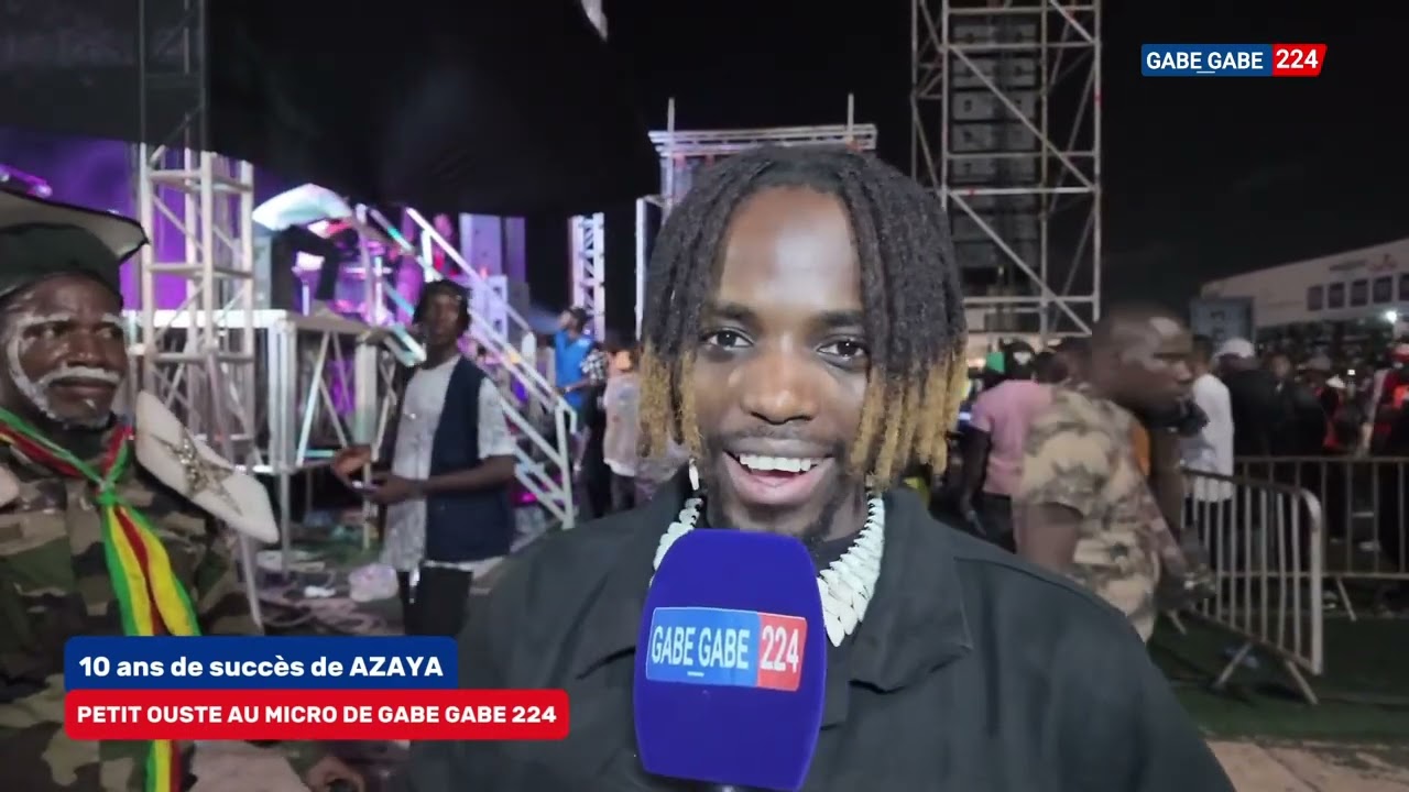 Petit Ouste est venu soutenir son grand Azaya il est au micro 🎤 de Gabe Gabe 224