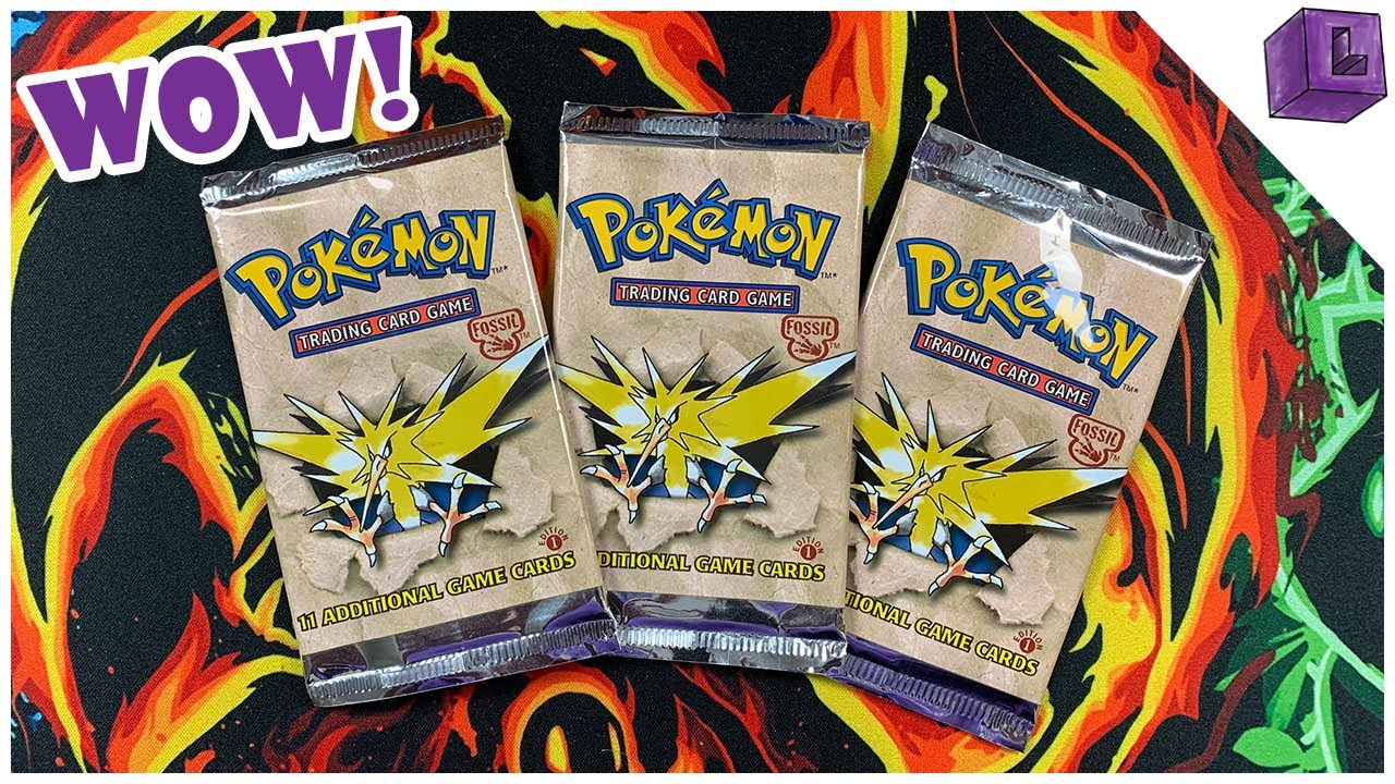 Crazy Pokemon Card Value | Opening Heavy Fossil Pokemon Packs