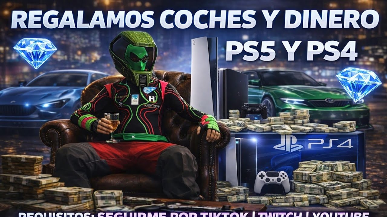 REGALANDO COCHES Y DINERO EN PS5 Y PS4 Y PC ENTRA Y DIFRUTA