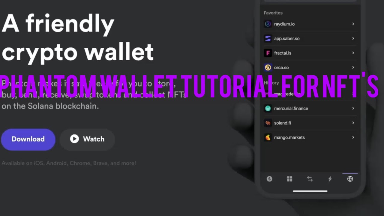 Phantom Wallet Tutorial for NFT's